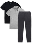 Custom 3 Pack Basic Tee, All Day Pants, Polo Bundle - Branded
