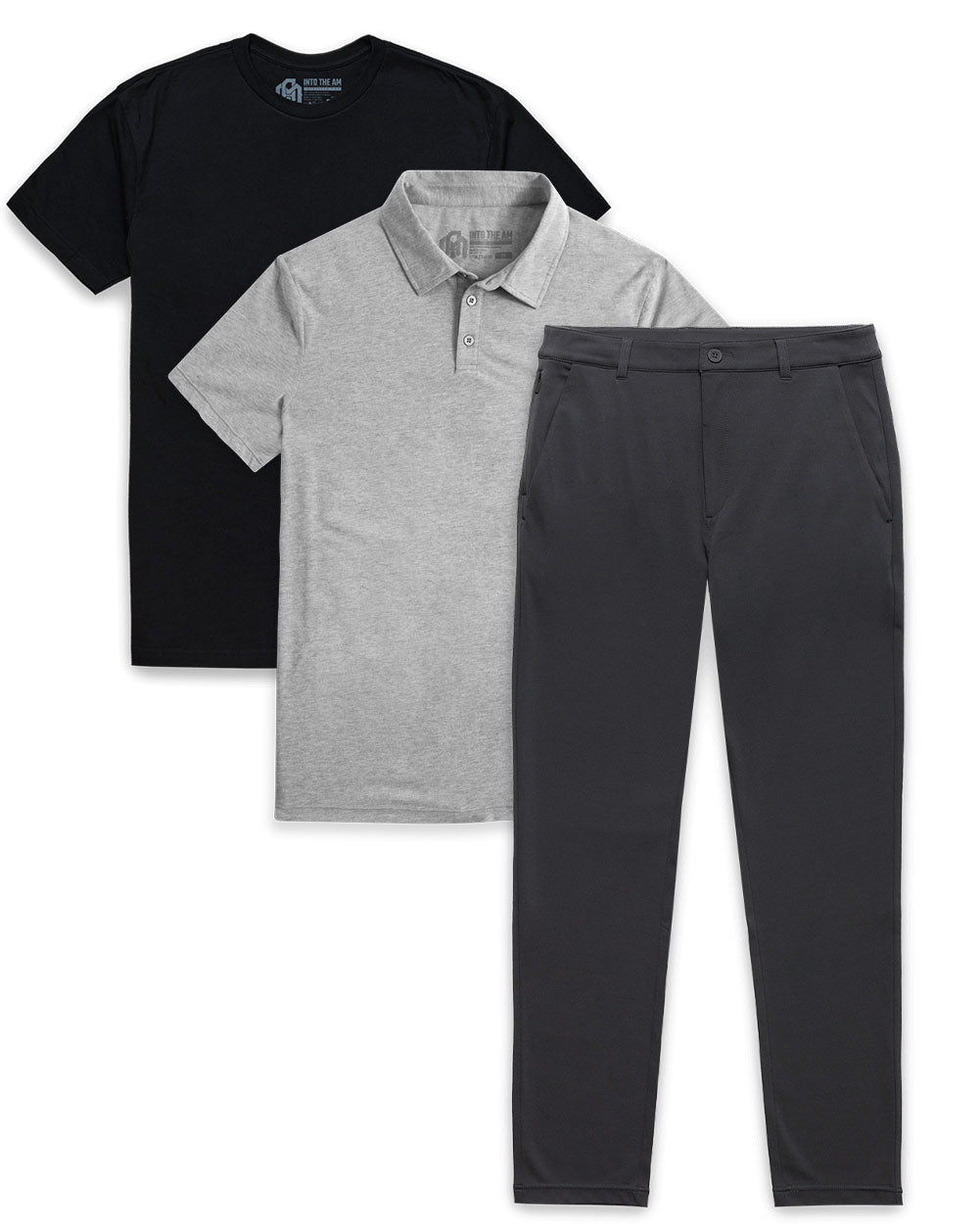 Custom 3 Pack Basic Tee, All Day Pants, Polo Bundle - Branded