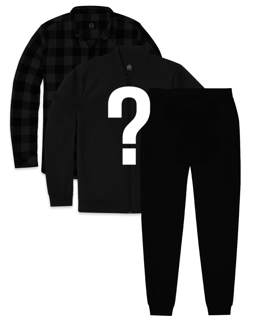 3 Pack Mystery Fall Bundle: Flannel, Bomber, Joggers