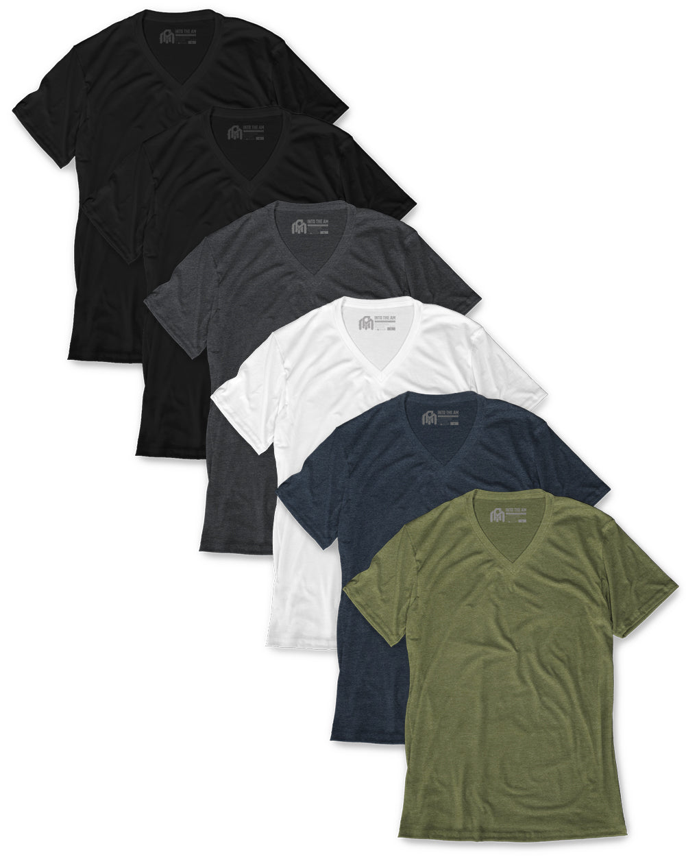 Custom 6 Pack V-Neck Tee