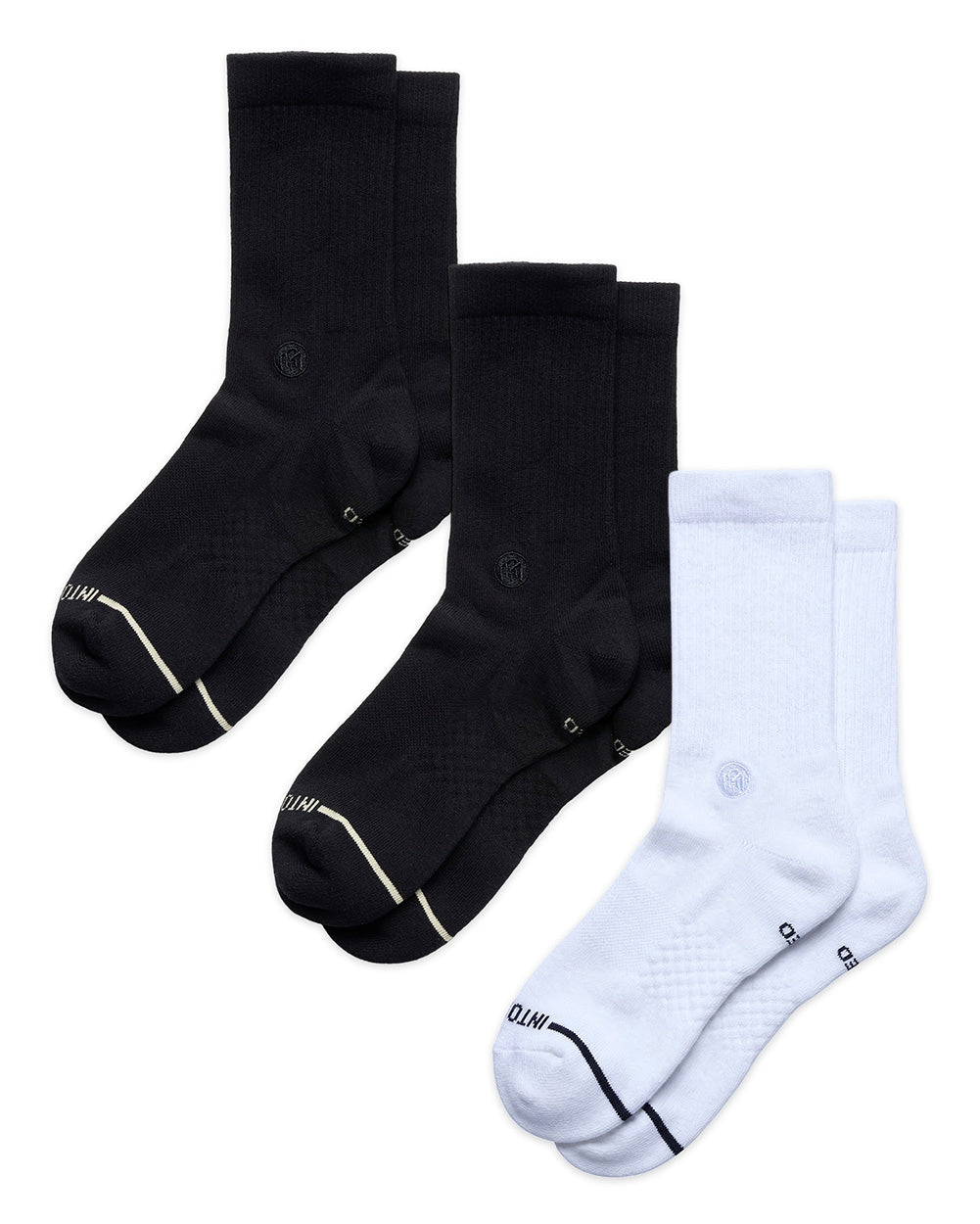 Custom 3 Pack Core Crew Socks