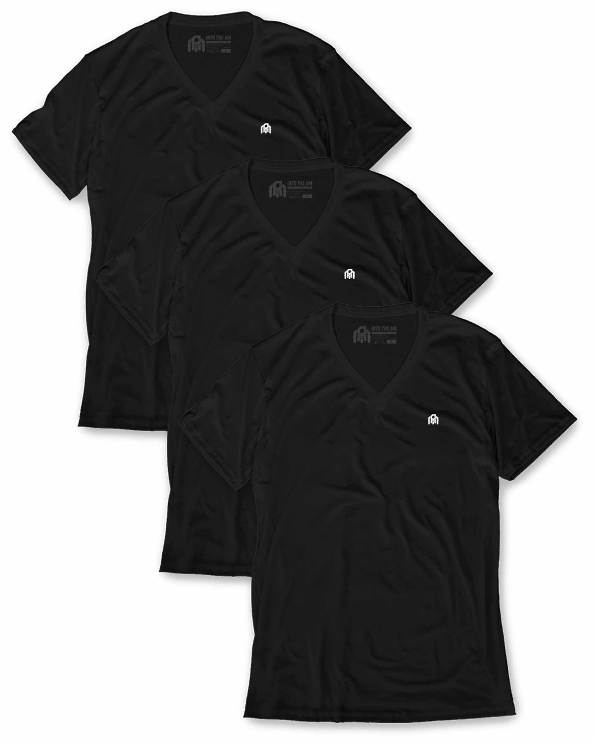 3 Pack V-Neck Tee - Branded