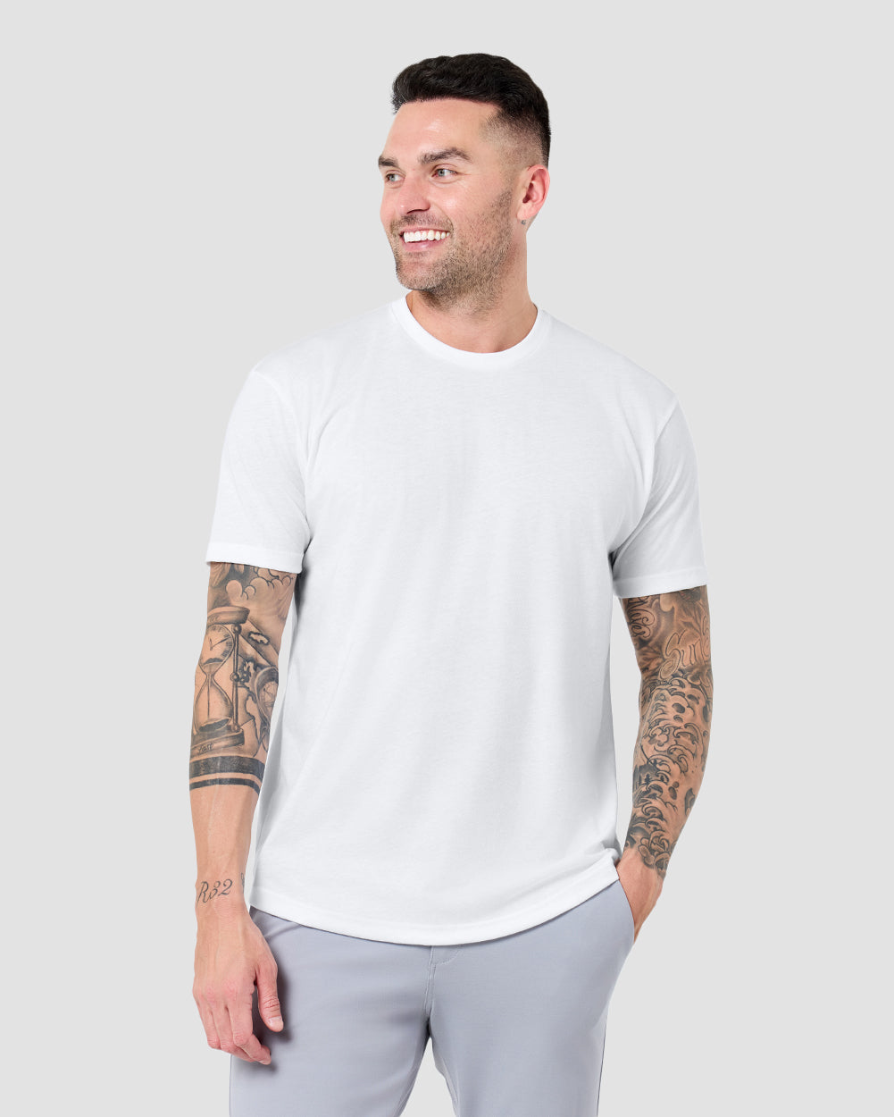 Curved Hem Tee