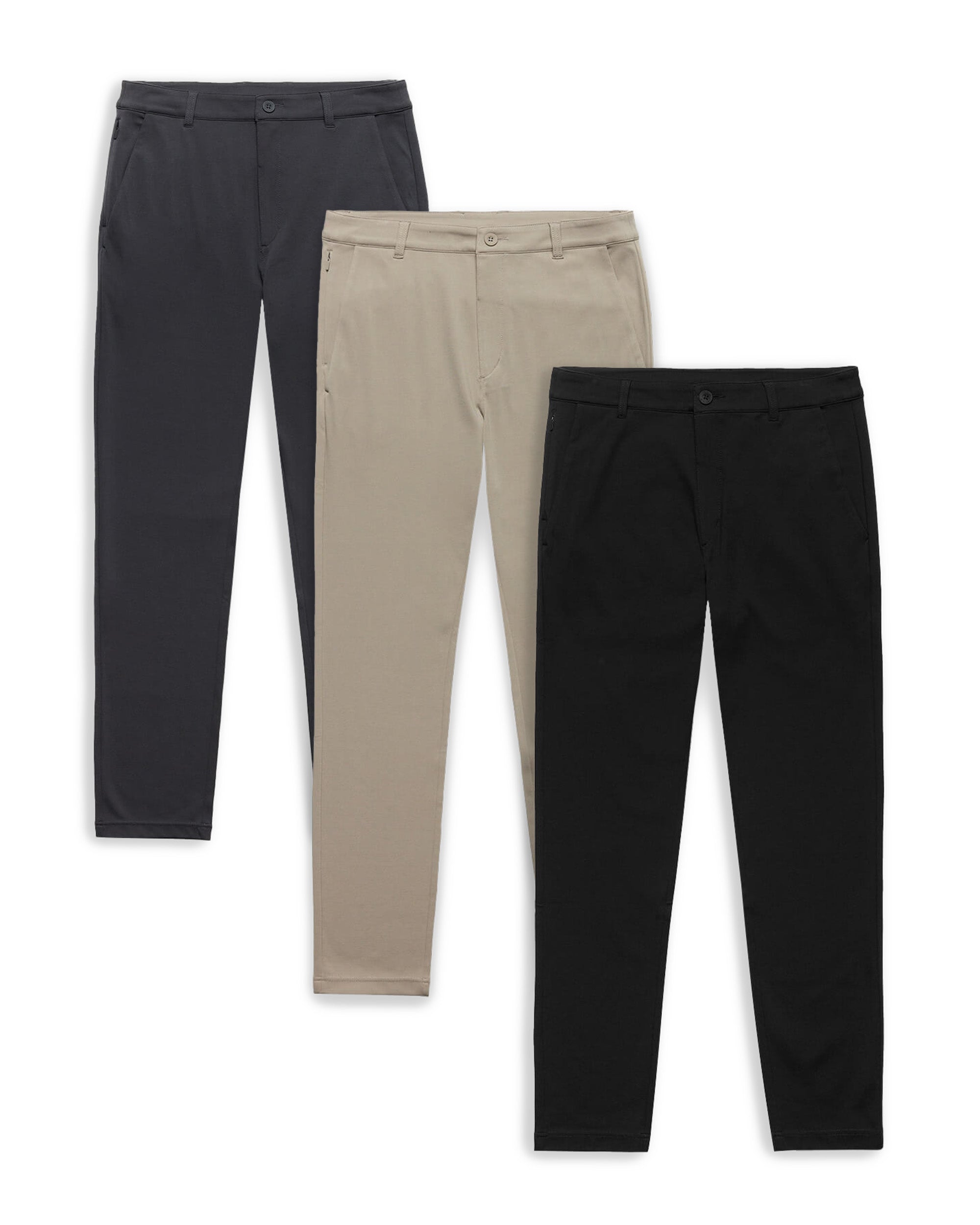 Custom 3 Pack All Day Pants - Slim Fit