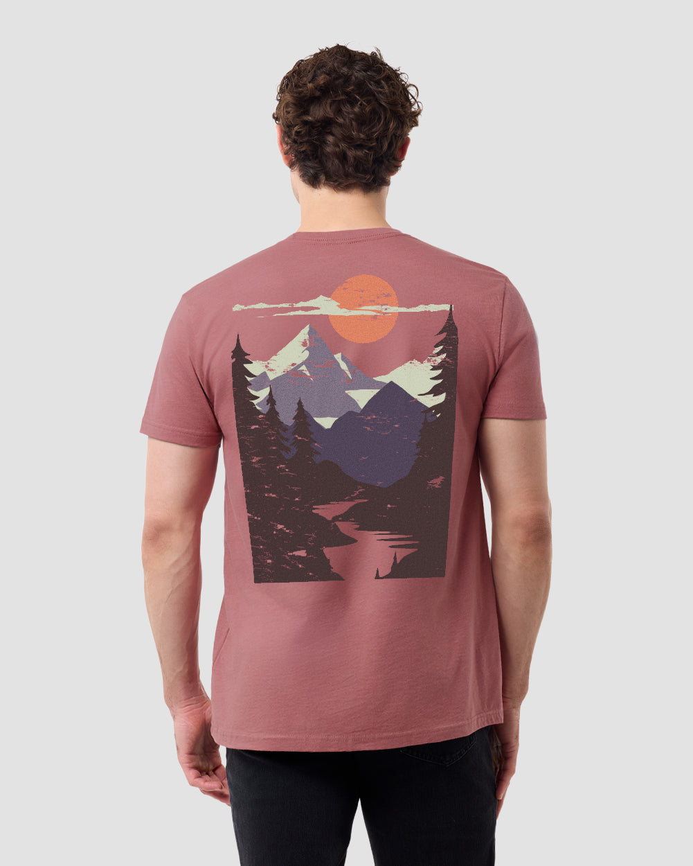 Purple Peaks II Tee