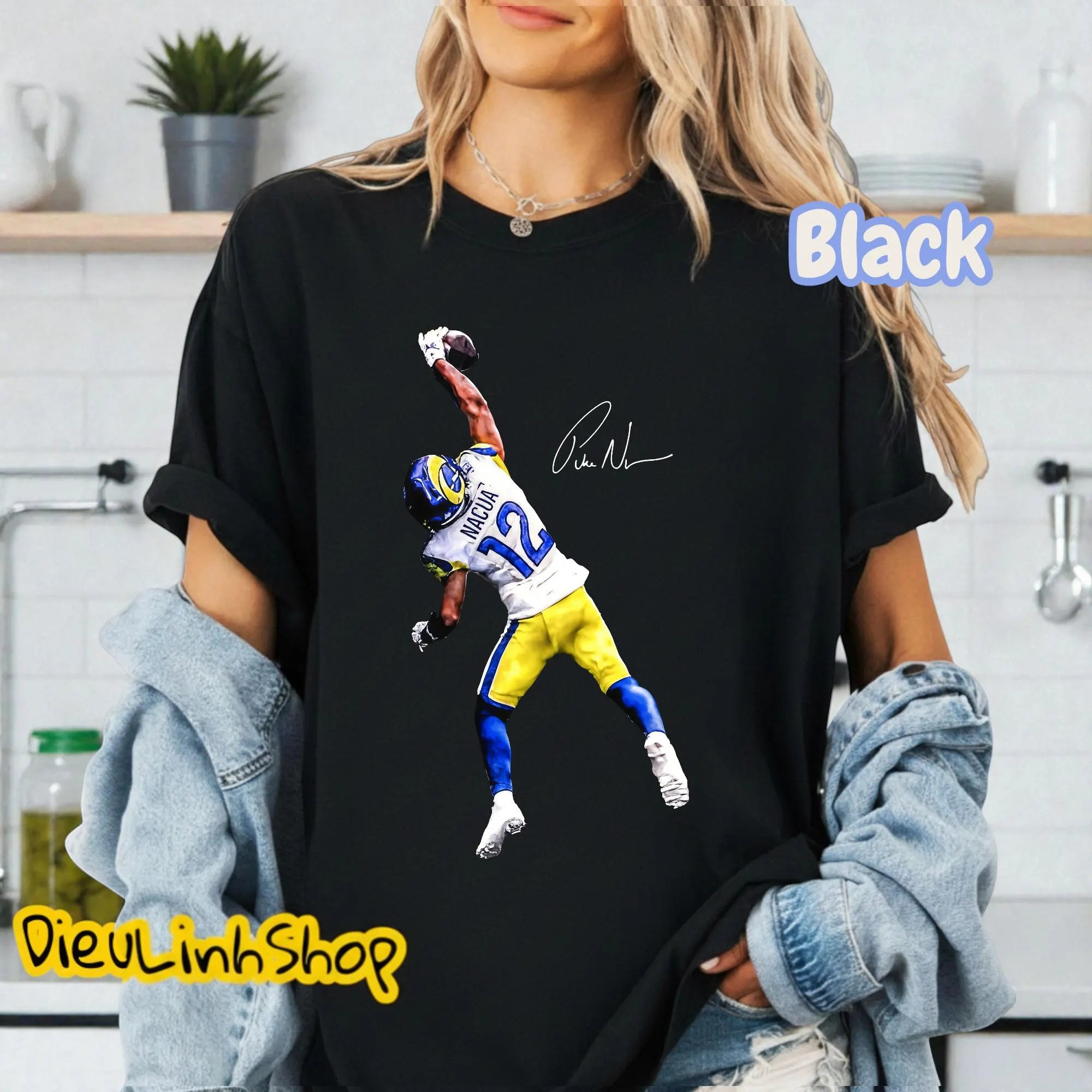 Puka Nacua The Catch PNG / SVG Digital Design