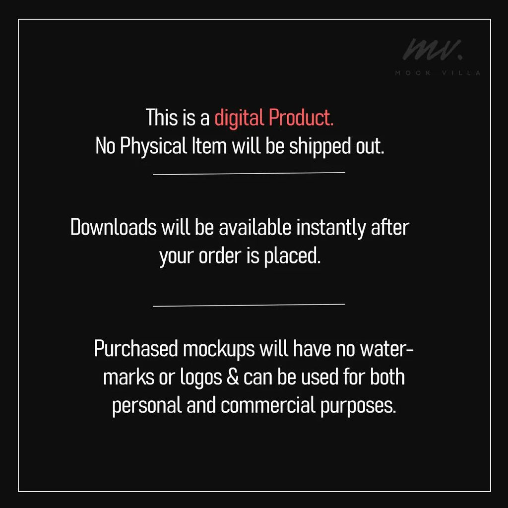 Gildan 5000 Black Tee Mockup PNG