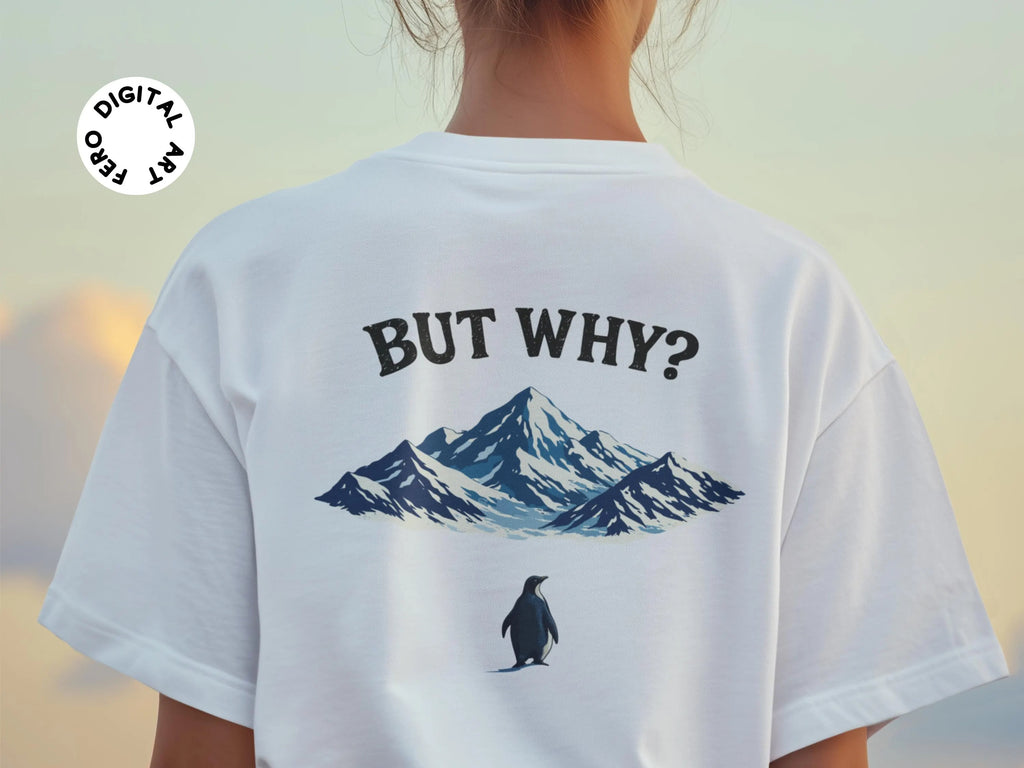 Nihilist Penguin SVG & PNG – “But Why?”