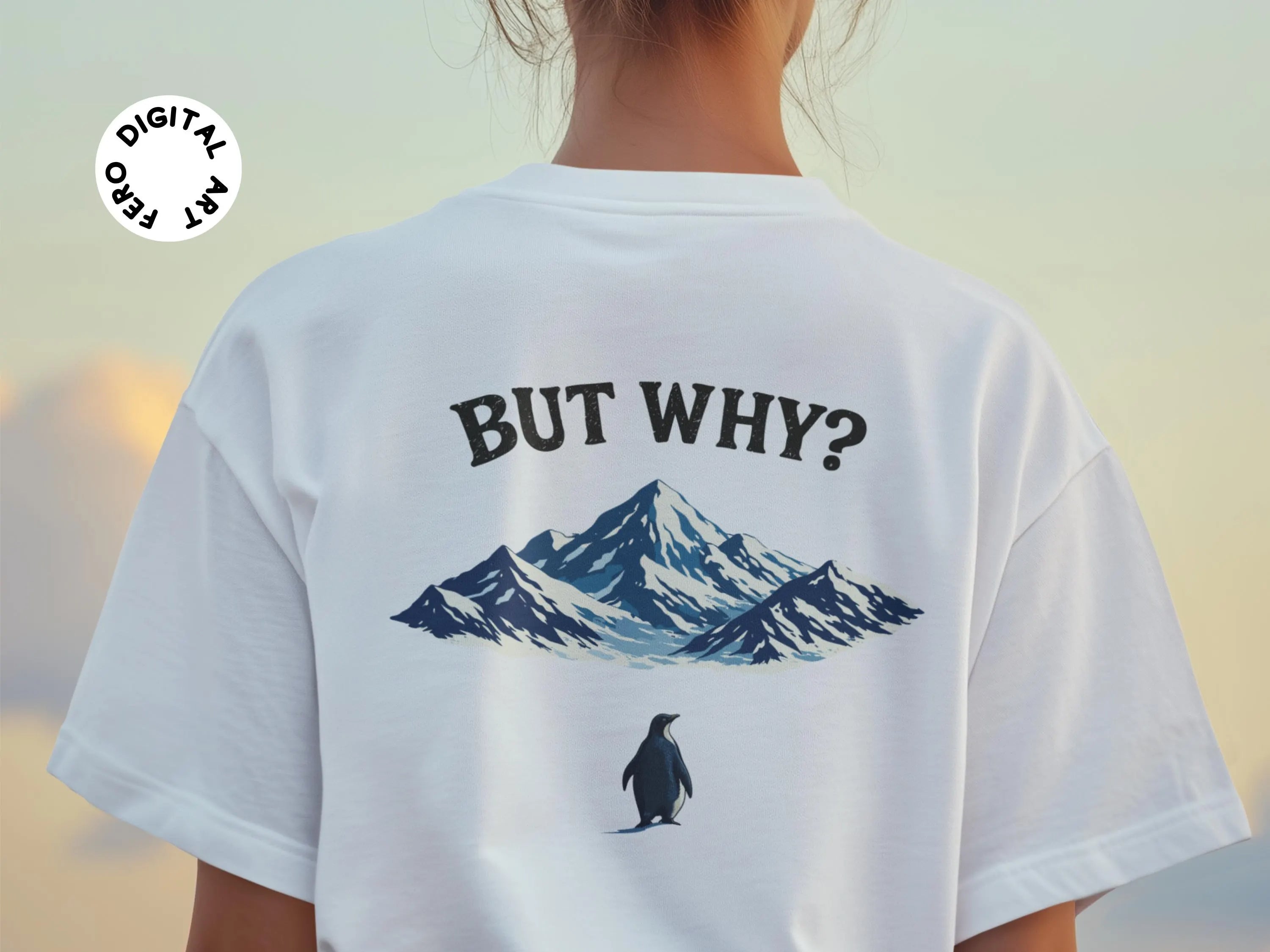 Nihilist Penguin SVG & PNG – “But Why?”