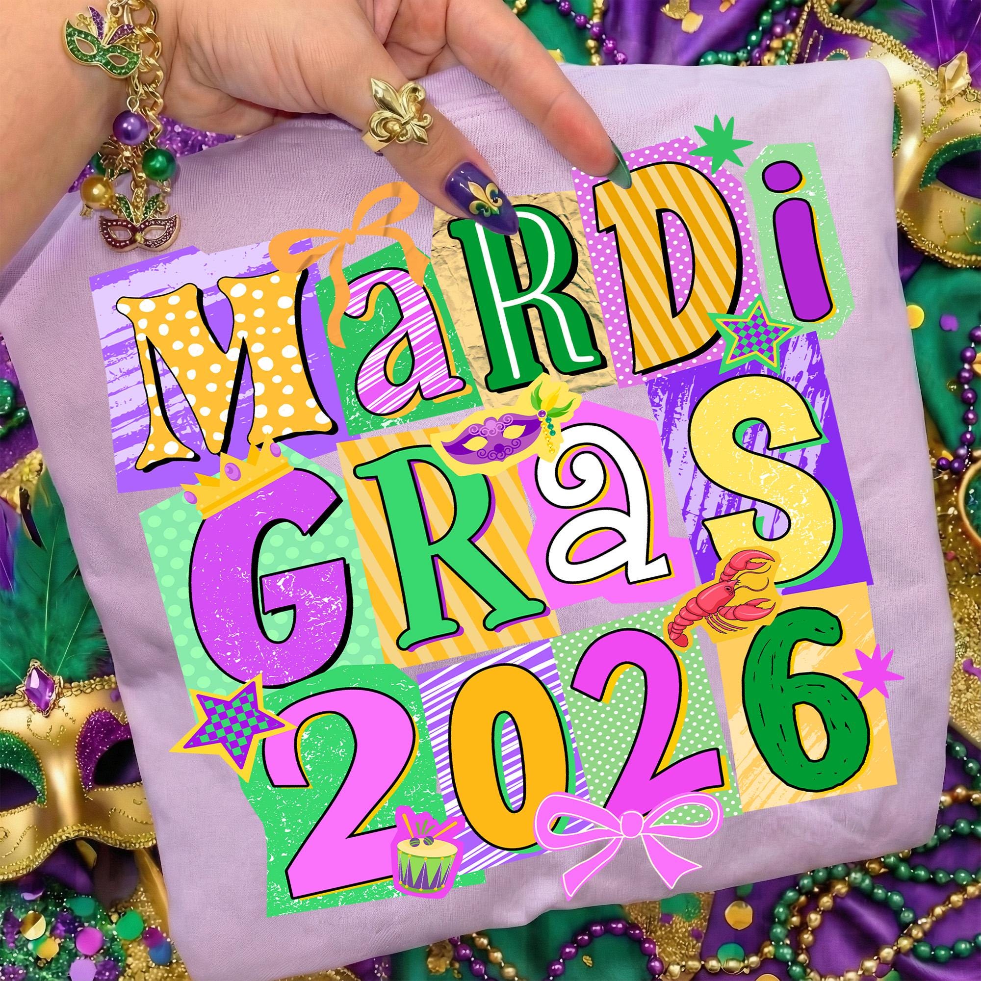 Mardi Gras 2026 PNG