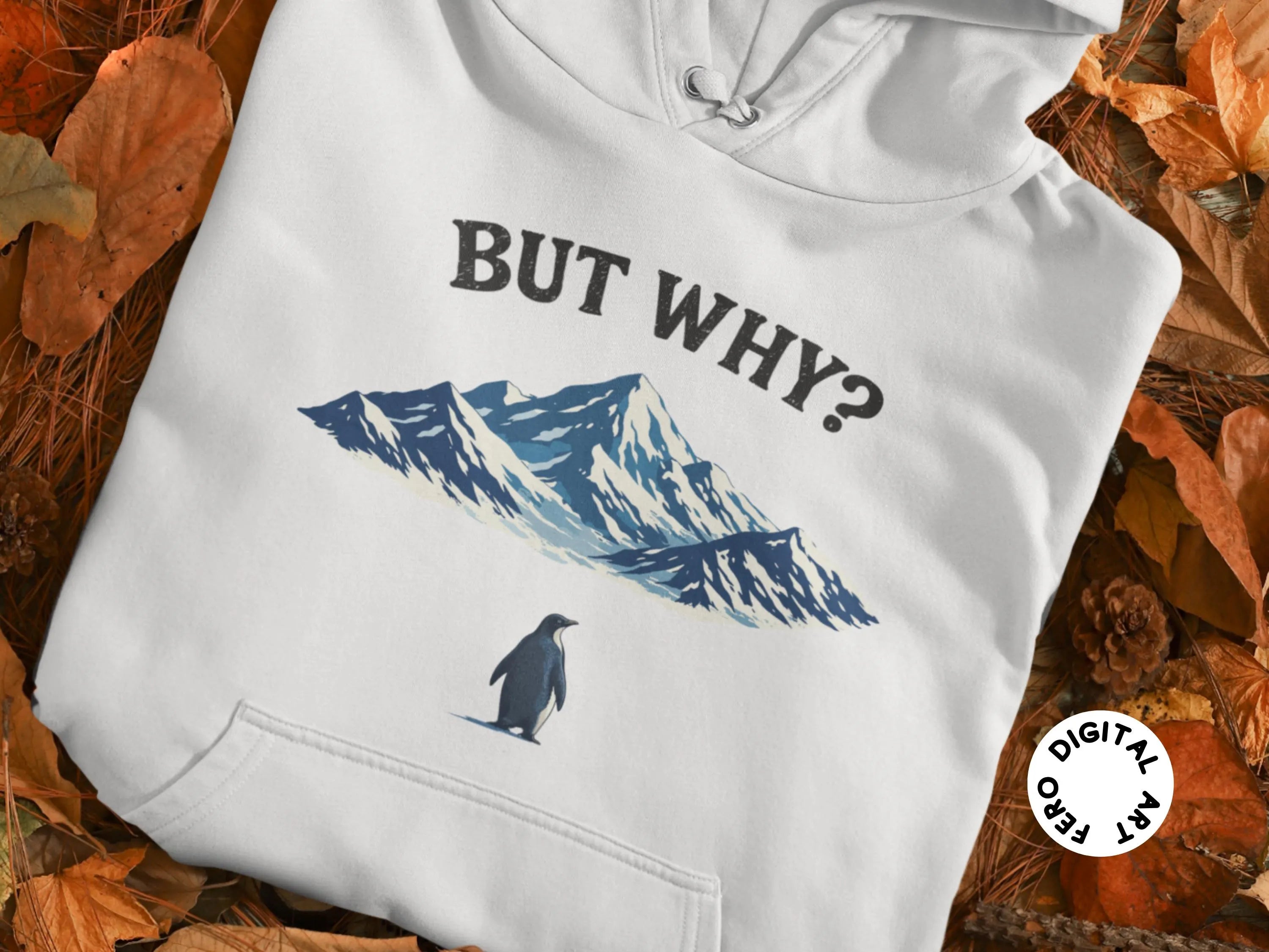 Nihilist Penguin SVG & PNG – “But Why?”