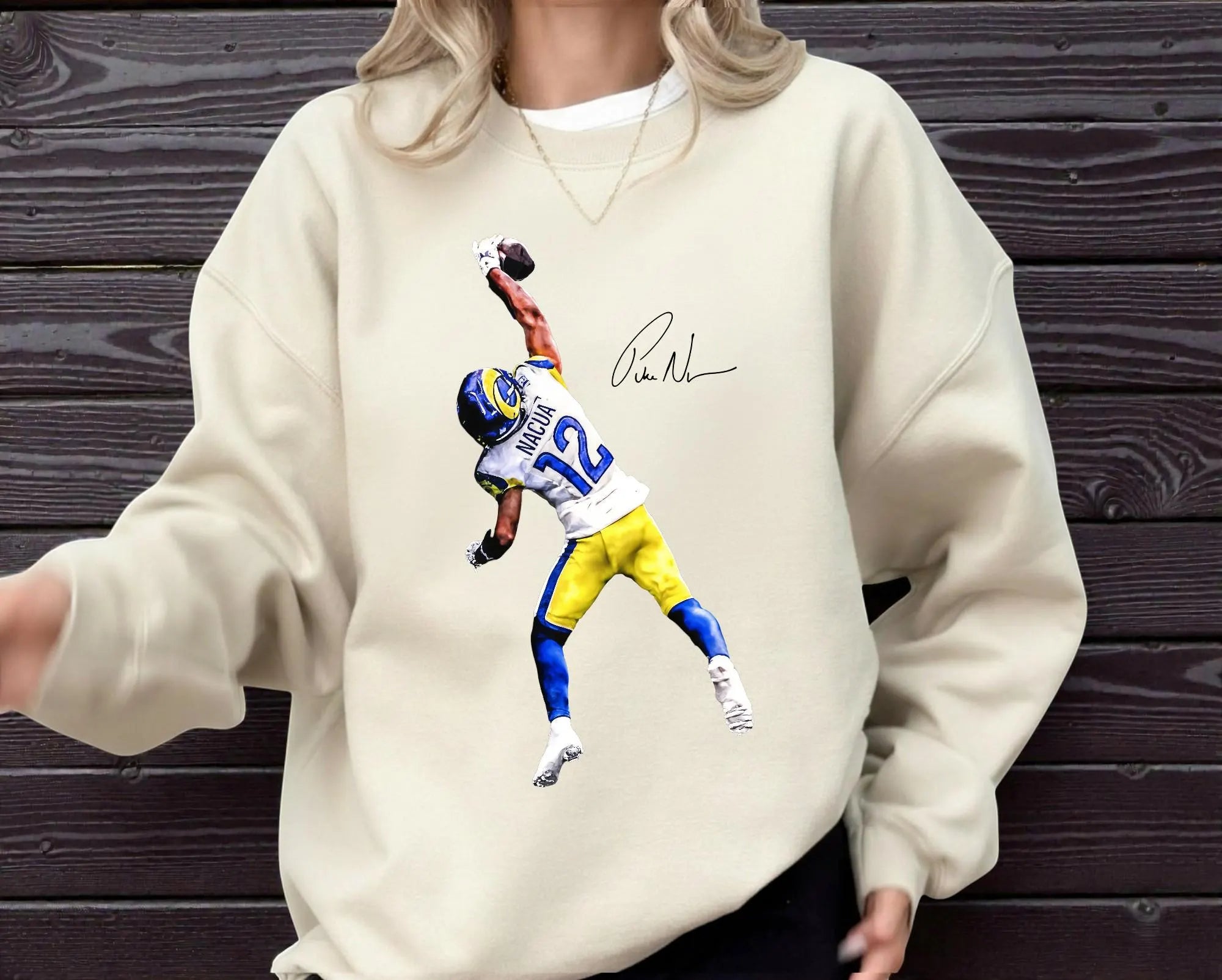 Puka Nacua The Catch PNG / SVG Digital Design