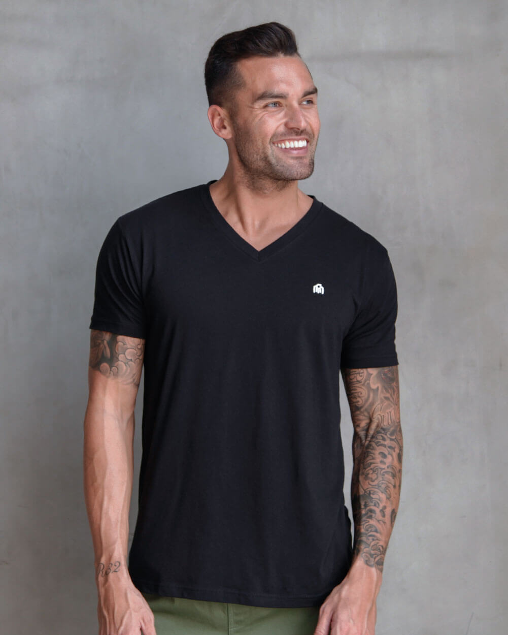 3 Pack V-Neck Tee - Branded