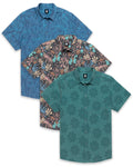 Custom 3 Pack Relaxed Button Up