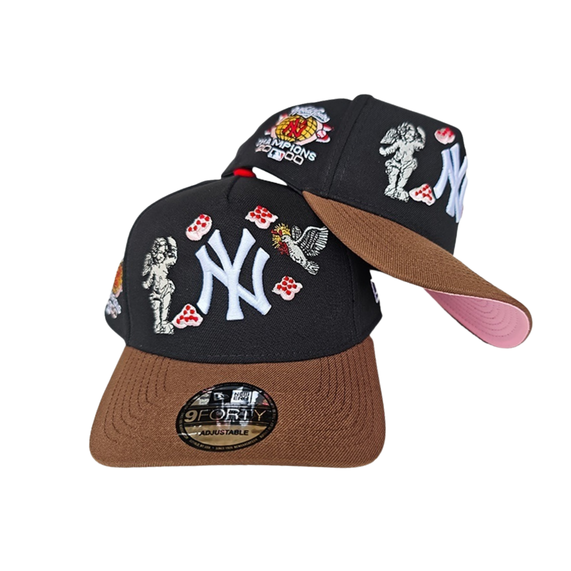 New Era Yankees “Heavenly City” 9FORTY Cap – Adjustable Hat with Embroidery & World Series Patch