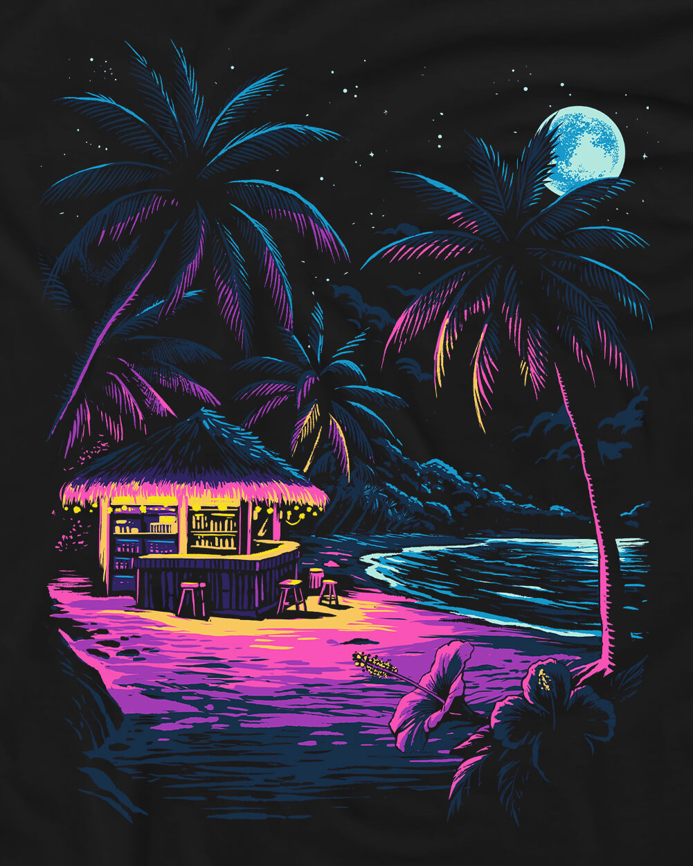Tropic Night Hoodie