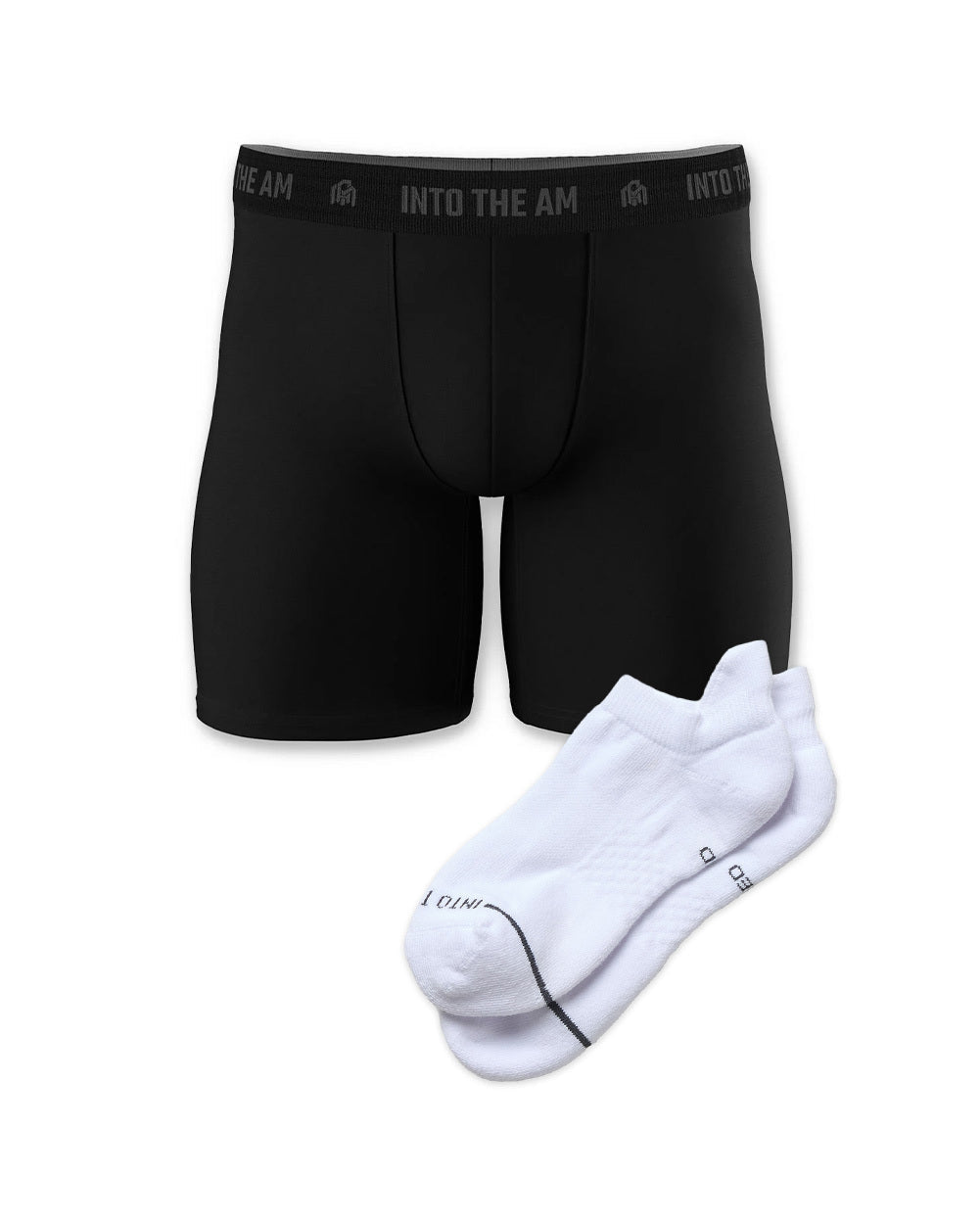 Custom 2 Pack Everyday Boxer Briefs and Core Ankle Socks