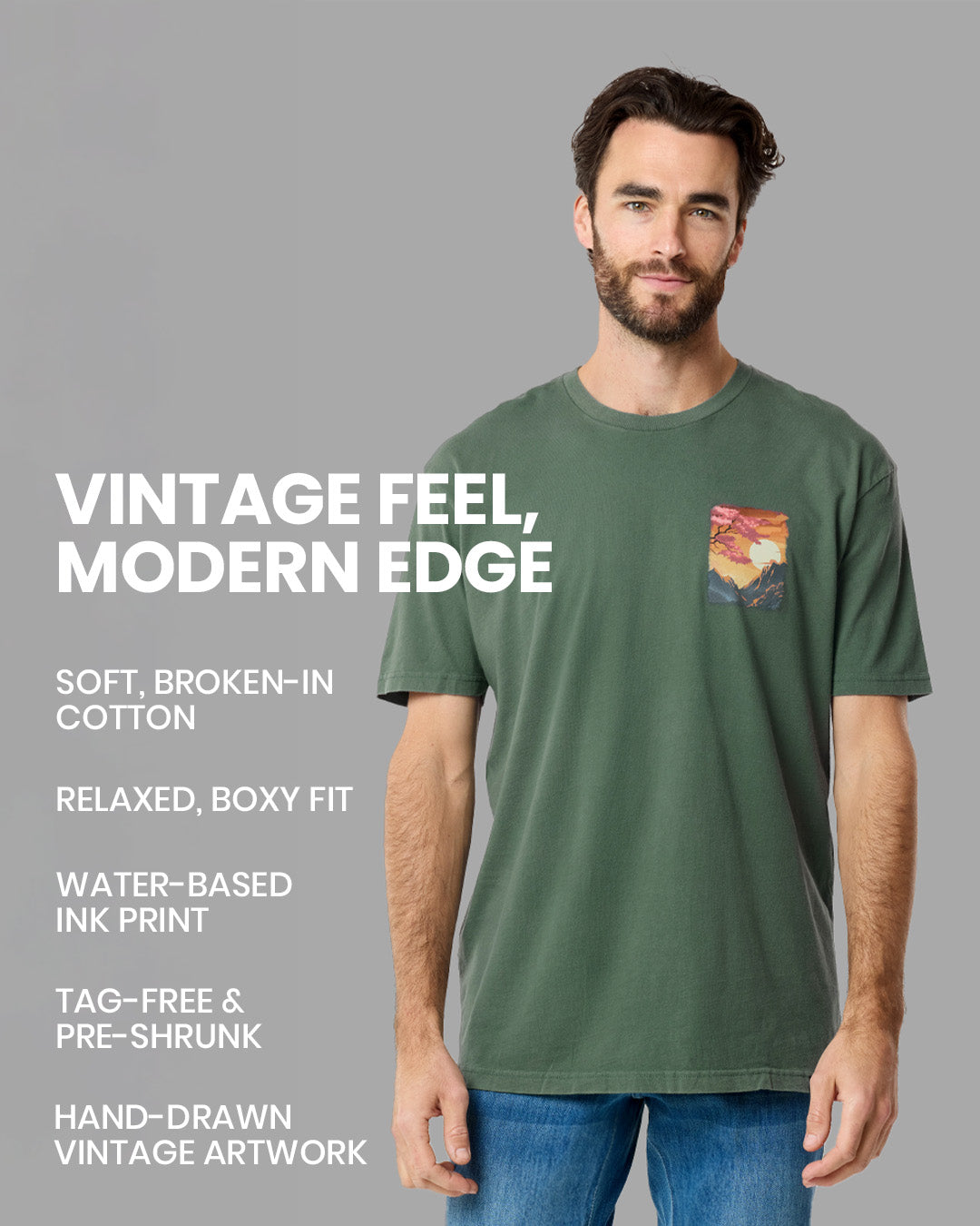 Golden Reflections Vintage Tee